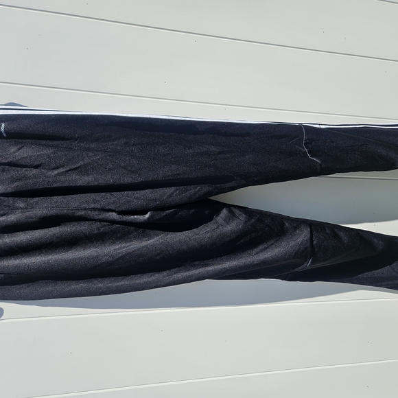 Adidas Black Sweatpants with Iconic Stripes - Picture 2 of 3